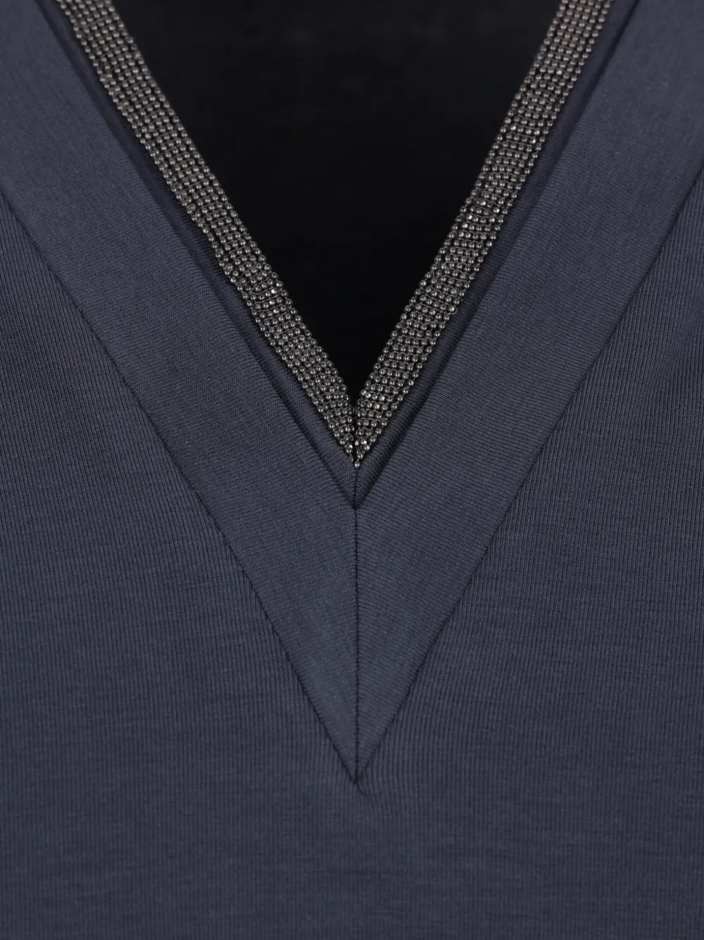 Brunello Cucinelli T-shirt met opgerolde cuffs Blauw