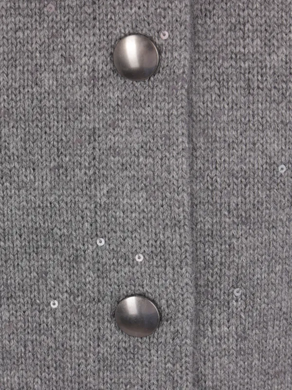 Brunello Cucinelli スパンコール カーディガン | グレー | FARFETCH JP