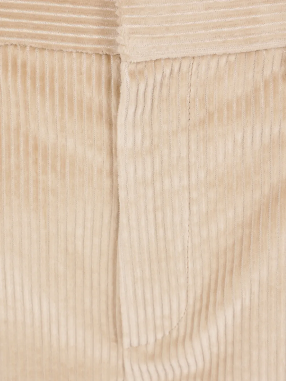 Brunello Cucinelli Ribfluwelen broek verfraaid met monili details Beige