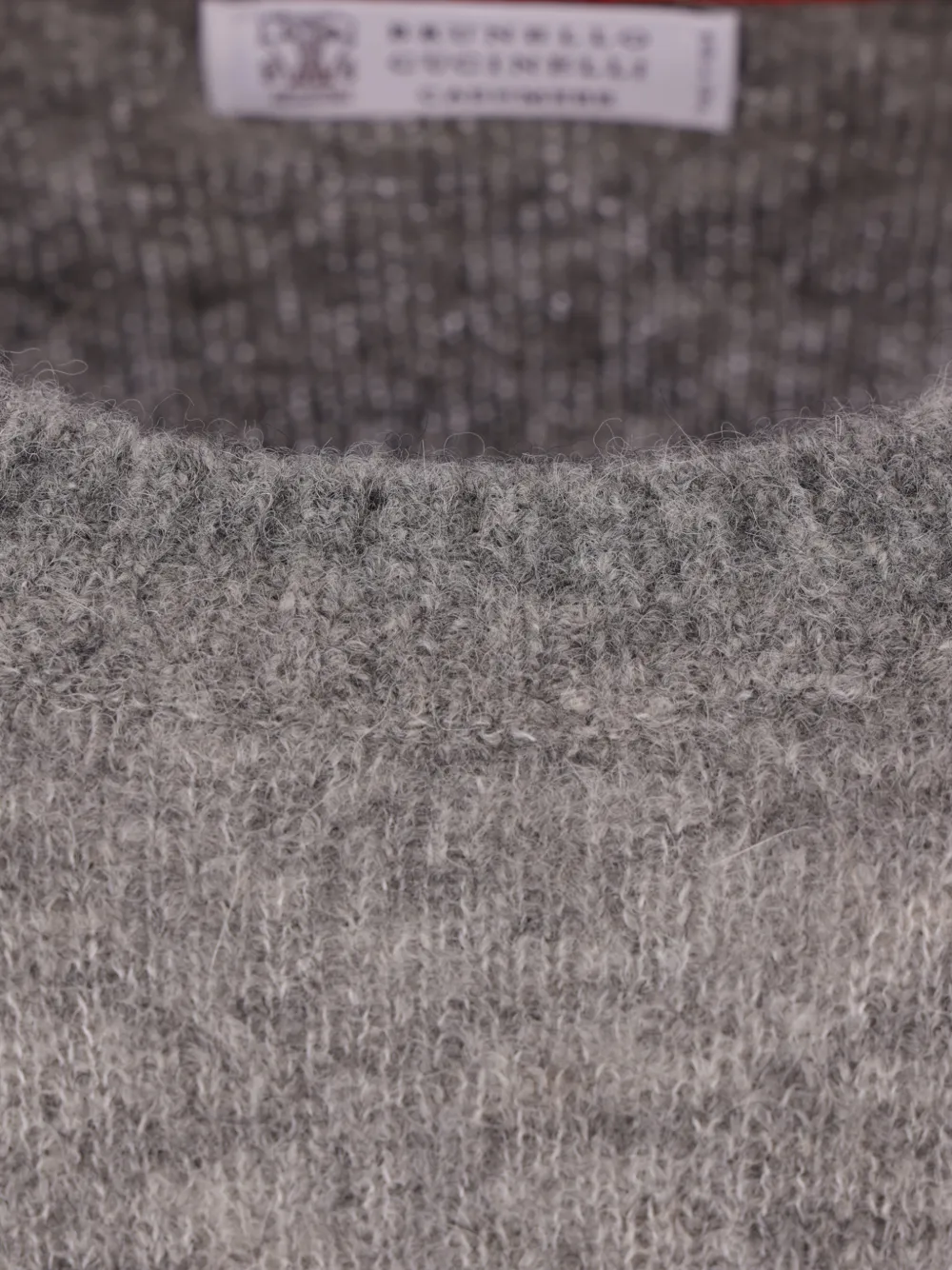 Brunello Cucinelli Trui met ronde hals Grijs