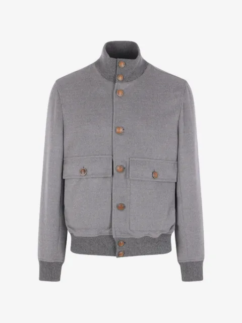 Brunello Cucinelli button-up wool jacket