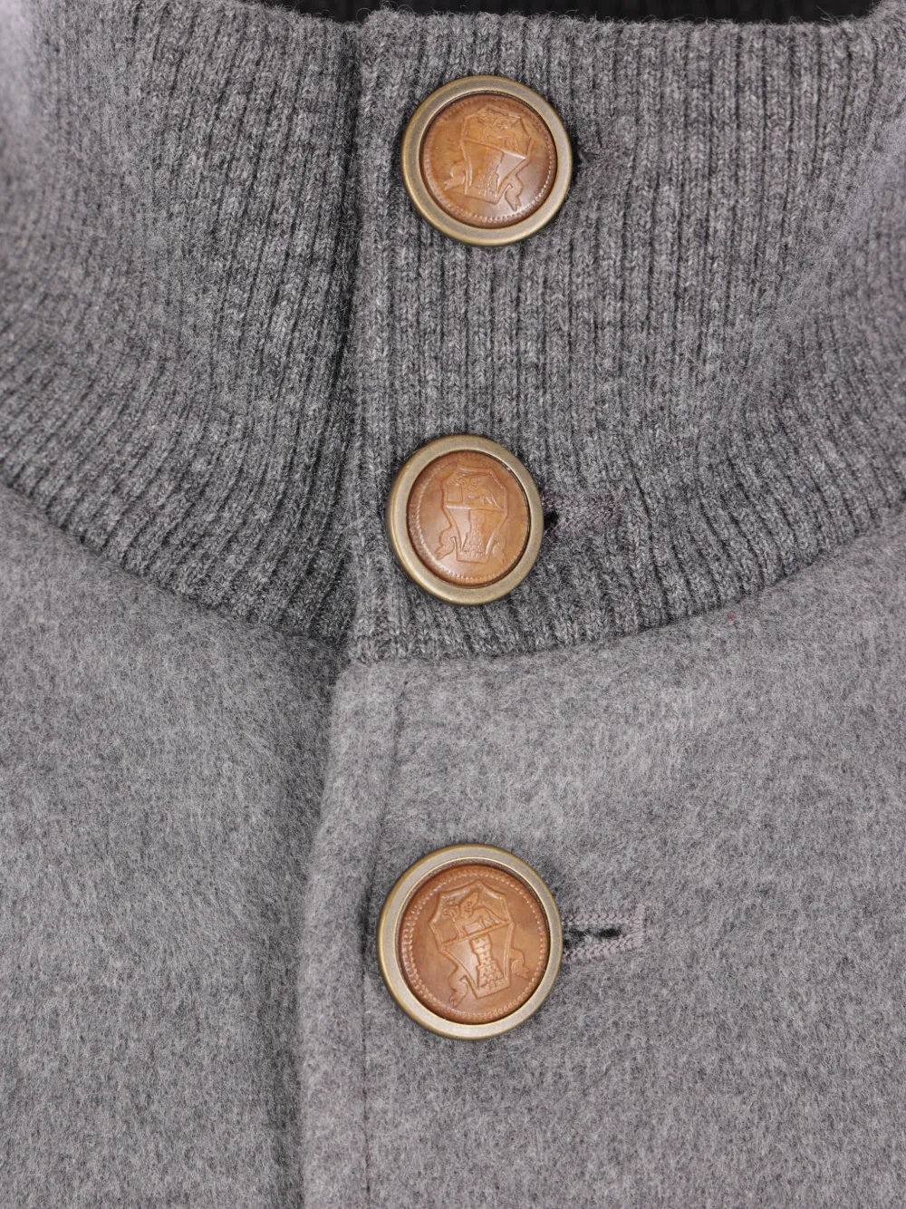 Brunello Cucinelli Button-up jack Grijs