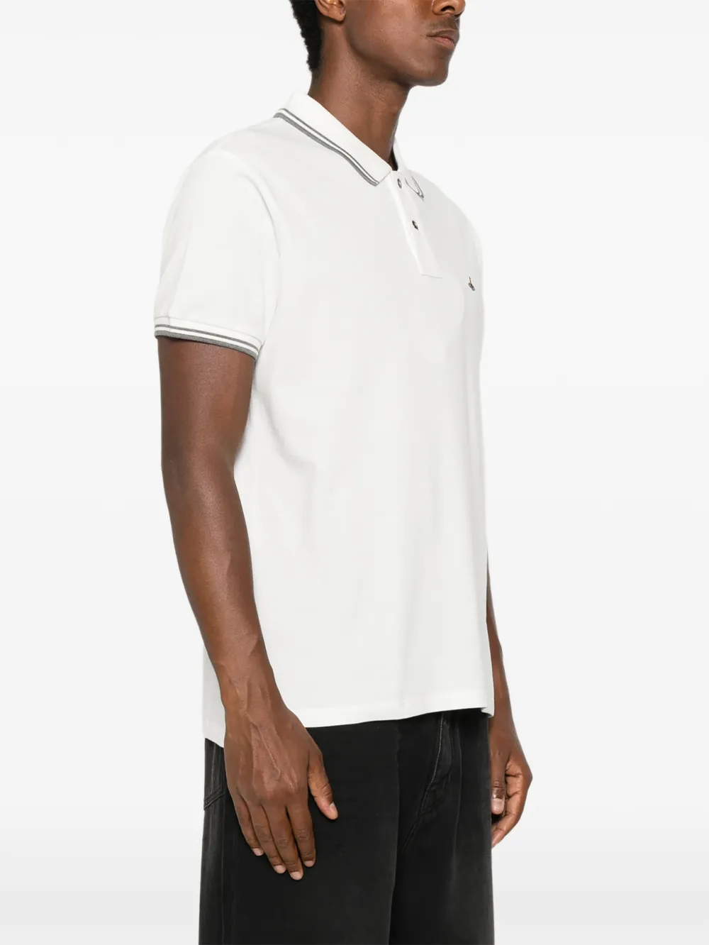 Vivienne Westwood Katoenen poloshirt met geborduurd detail Wit