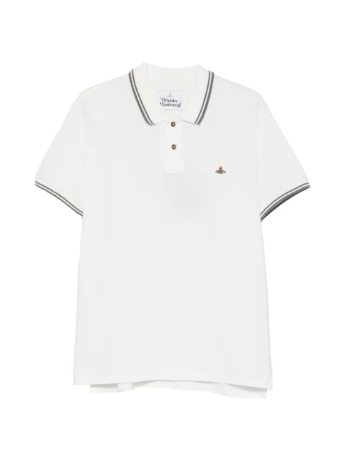 Vivienne Westwood Classic embroidered-detail cotton polo shirt