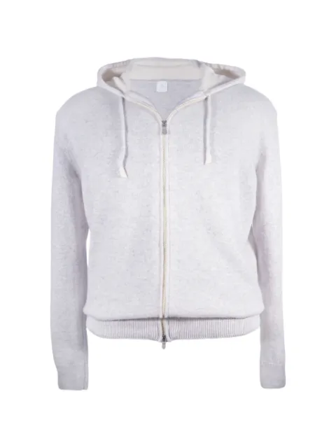 Eleventy cashmere zip-up hoodie