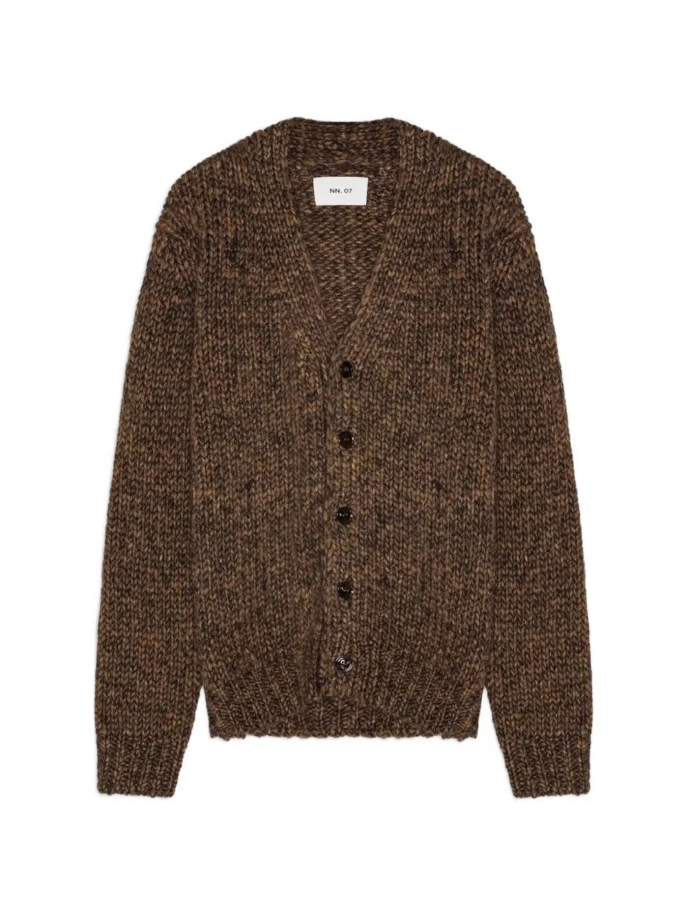 NN07 Osky mouline cardigan | Brown | Image 1