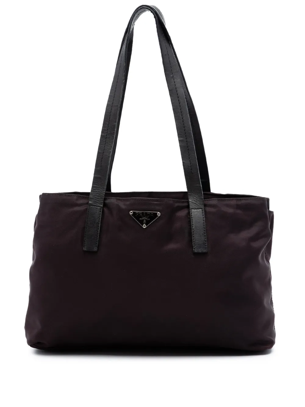 Pre-owned Prada 2000-2013 Tessuto Tote Bag In Purple