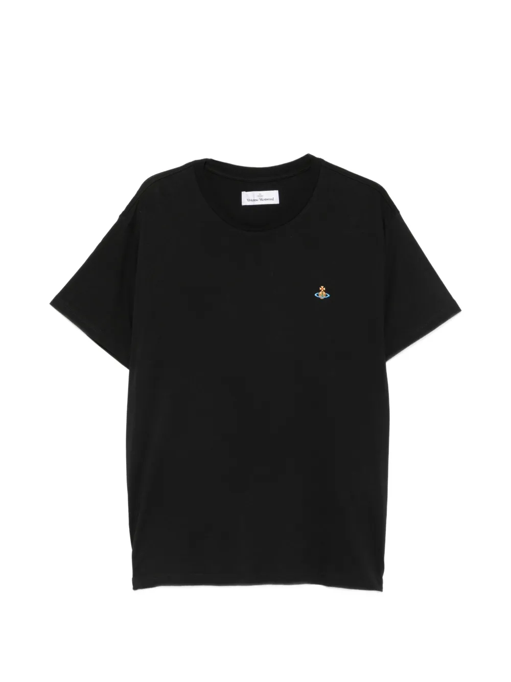 Vivienne Westwood Orb-embroidered T-shirt - Nero