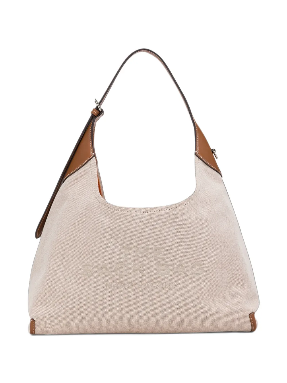 Marc Jacobs The leather-trim canvas belted sack bag - Toni neutri