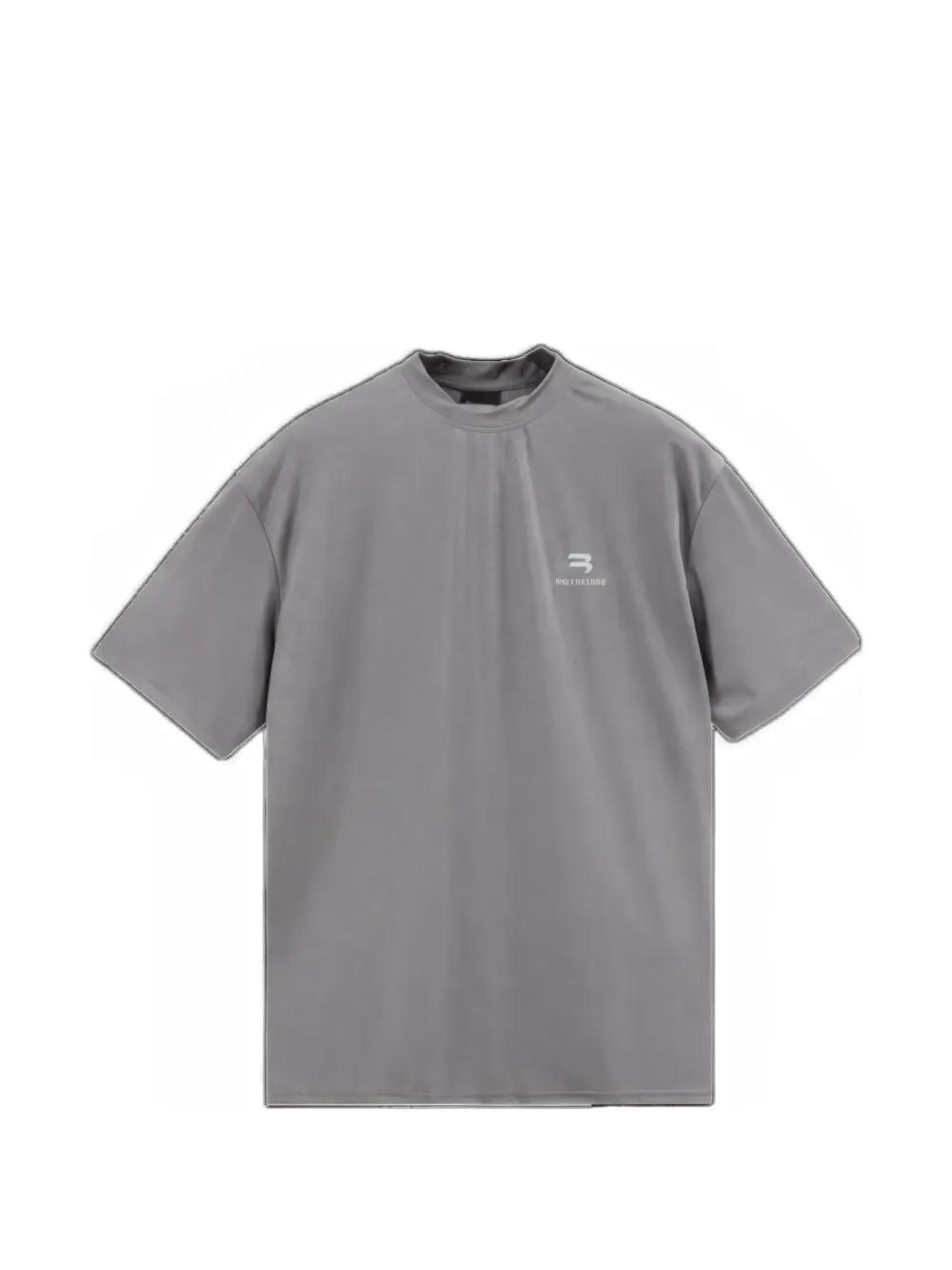 Balenciaga Sporty B logo-print T-shirt - Grigio