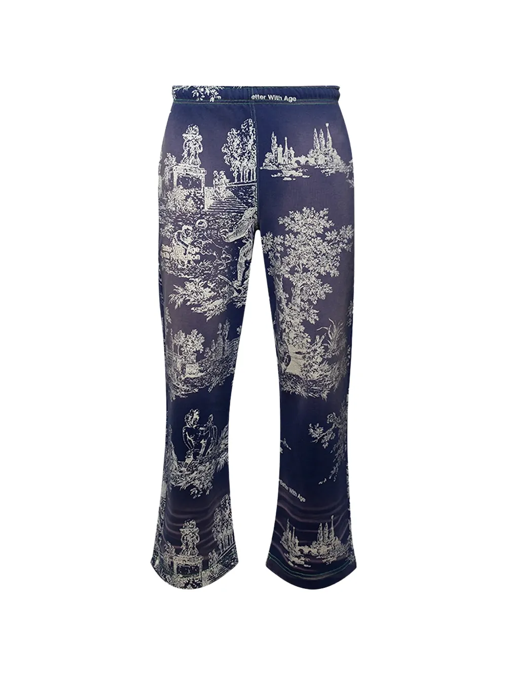 Better with Age Teresa toile de Jouy track pants - Blu