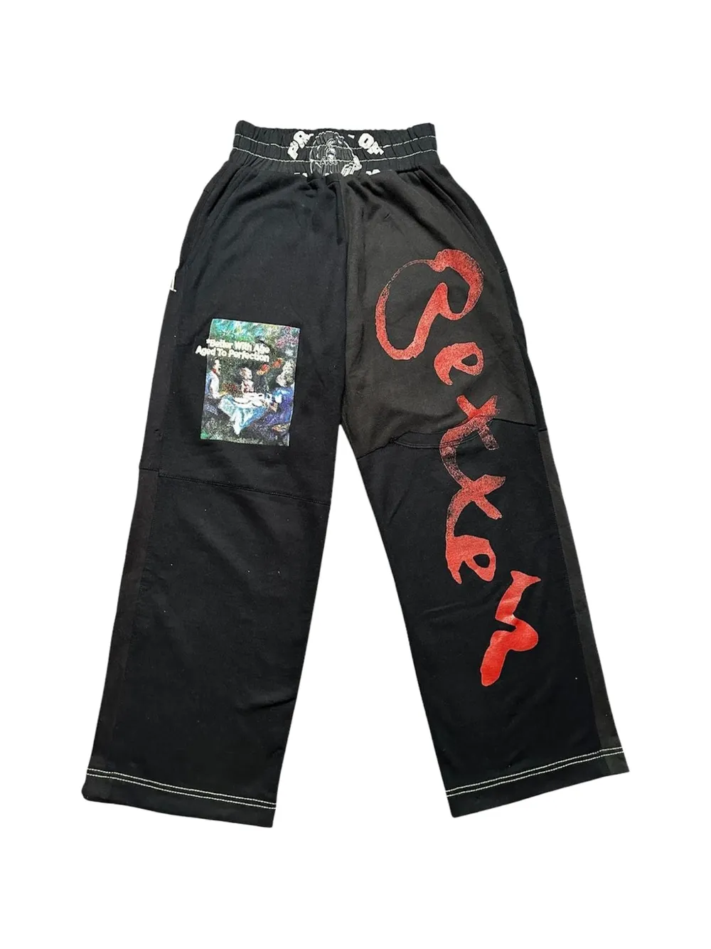 Better with Age Remoir reconstructed track pants - Nero