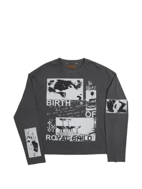 BIRTH OF ROYAL CHILD suéter con estampado gráfico