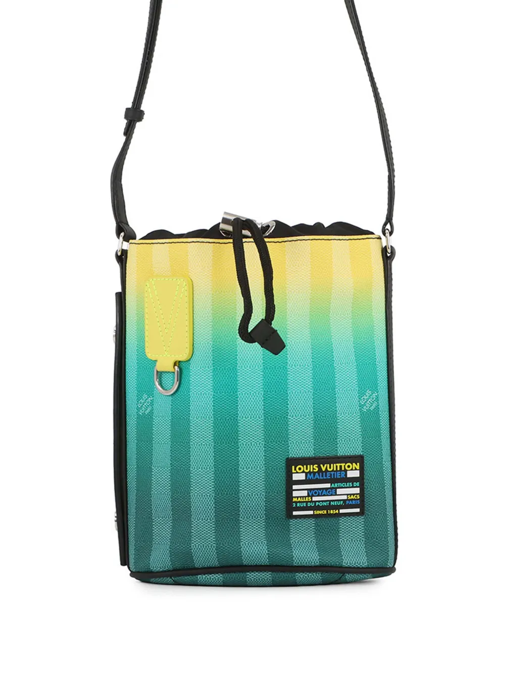 Louis Vuitton Pre-Owned 2021-2026 Damier Stripes Sac Marin BB bucket bag - Grün