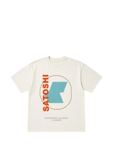 SATOSHI NAKAMOTO camiseta con estampado gráfico