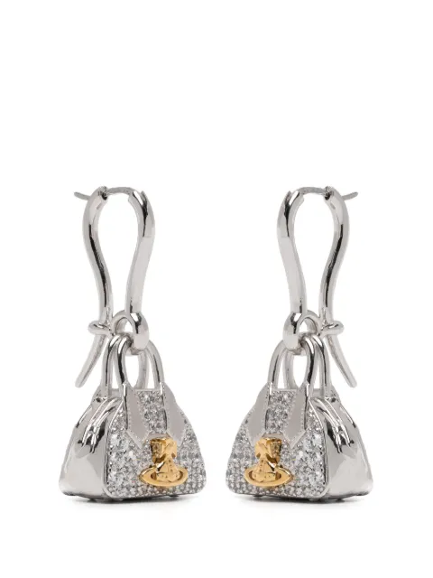 Vivienne Westwood Yasmine Orb-plaque crystal-embellished earrings