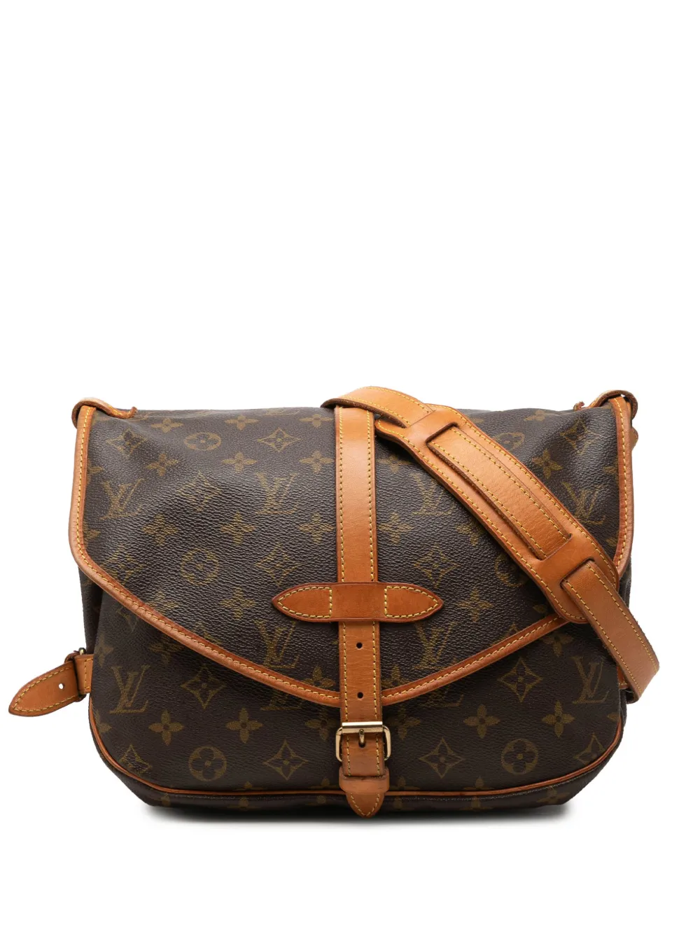 Louis Vuitton Pre-Owned 1995 Monogram Saumur 25 crossbody bag - Marrone