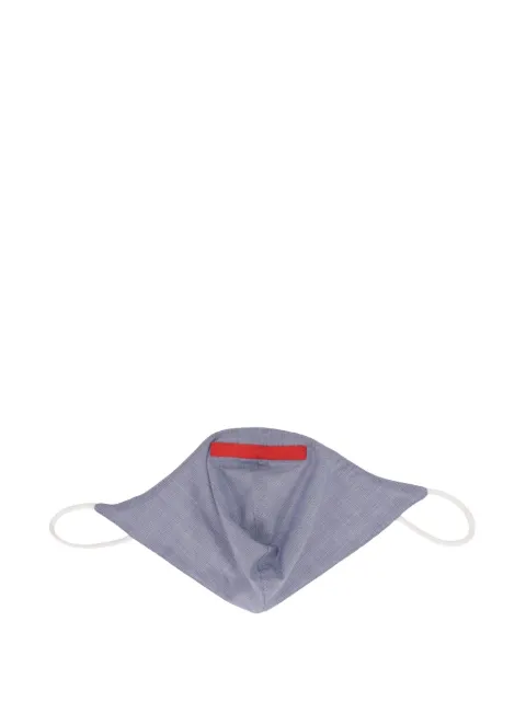Isaia Prince of Wales check face mask