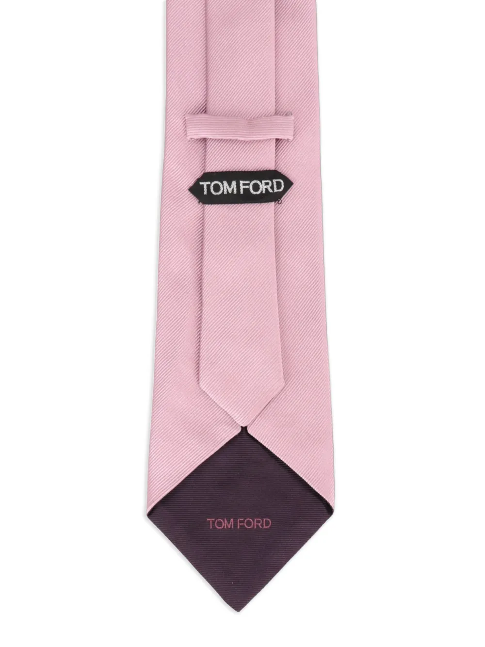 TOM FORD Twill stropdas Roze
