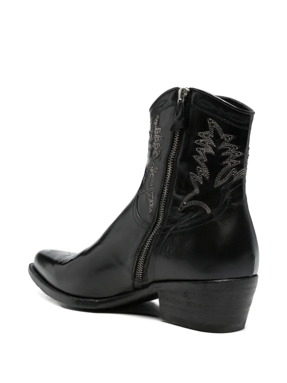  Eraldo Botas Bordadas - Negro 