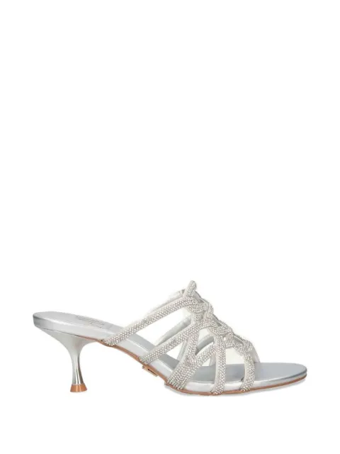 Albano Vanity crystal-embellished caged sandals