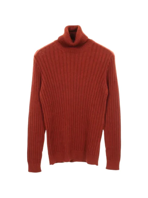 Gucci Pre-Owned jersey de canalé con cuello alto 2010