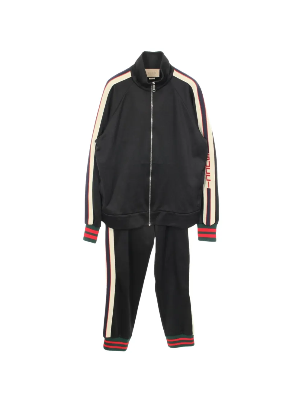 Gucci Pre-Owned 2010s Web stripe tracksuit - Nero