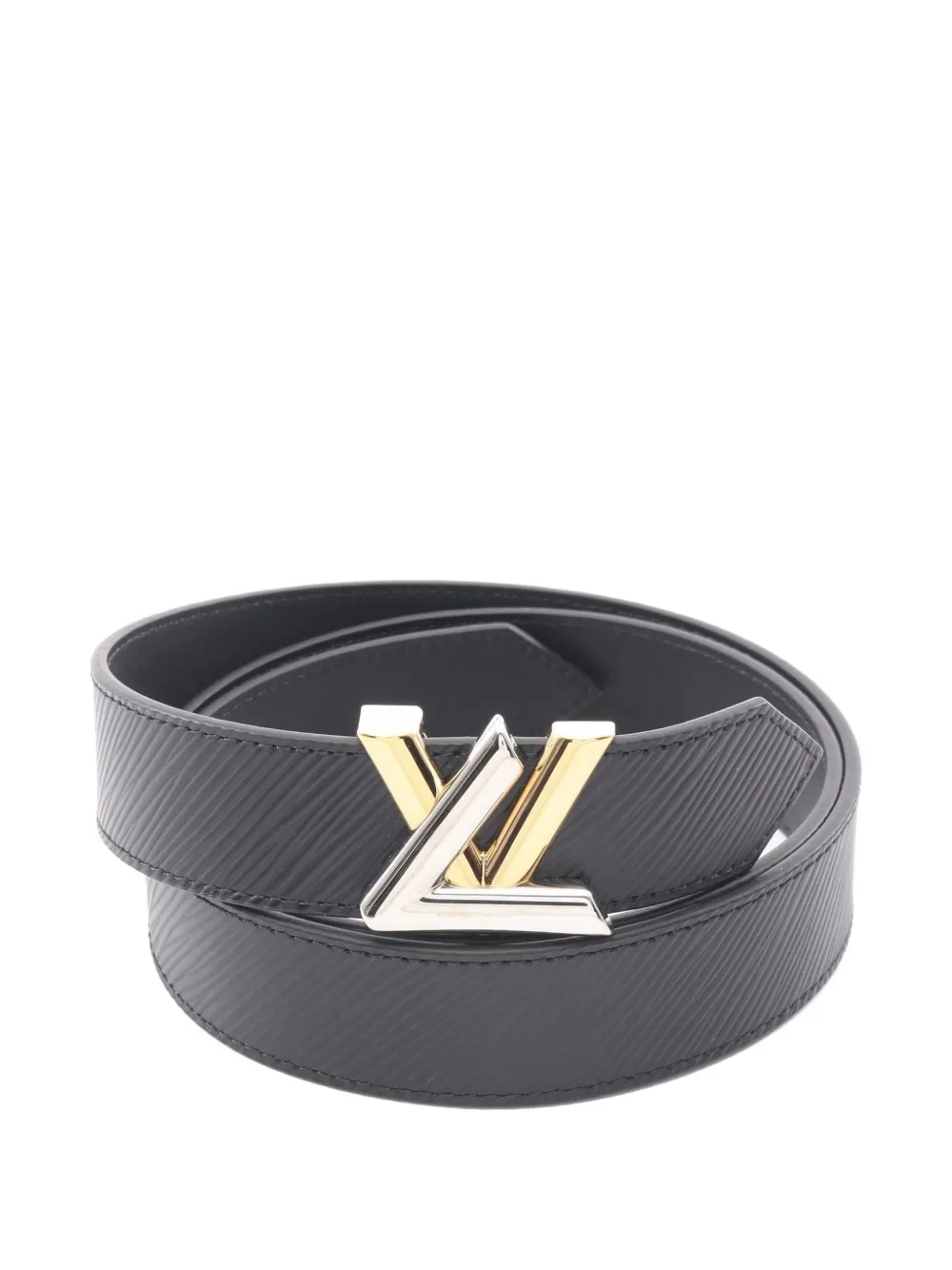 Louis Vuitton Pre-Owned 2021 Twist Épi-leather belt - Nero