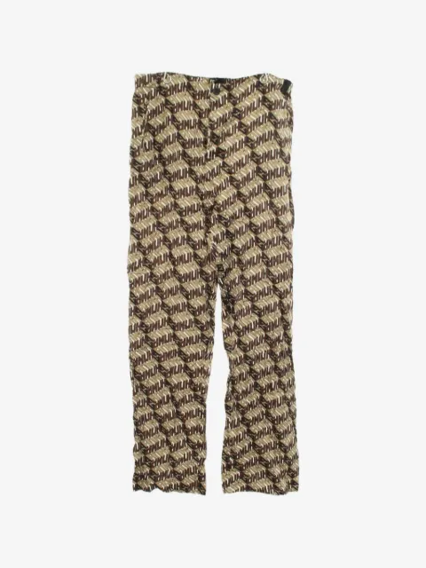 Fendi Pre-Owned 2010s patterned silk trousers
