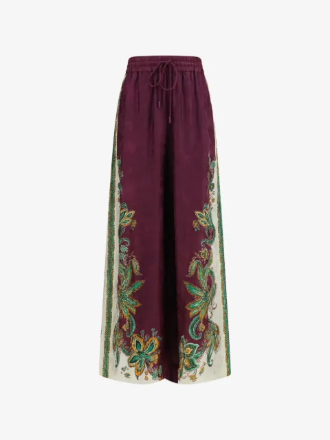 ALEMAIS Ruthie paisley-print trousers