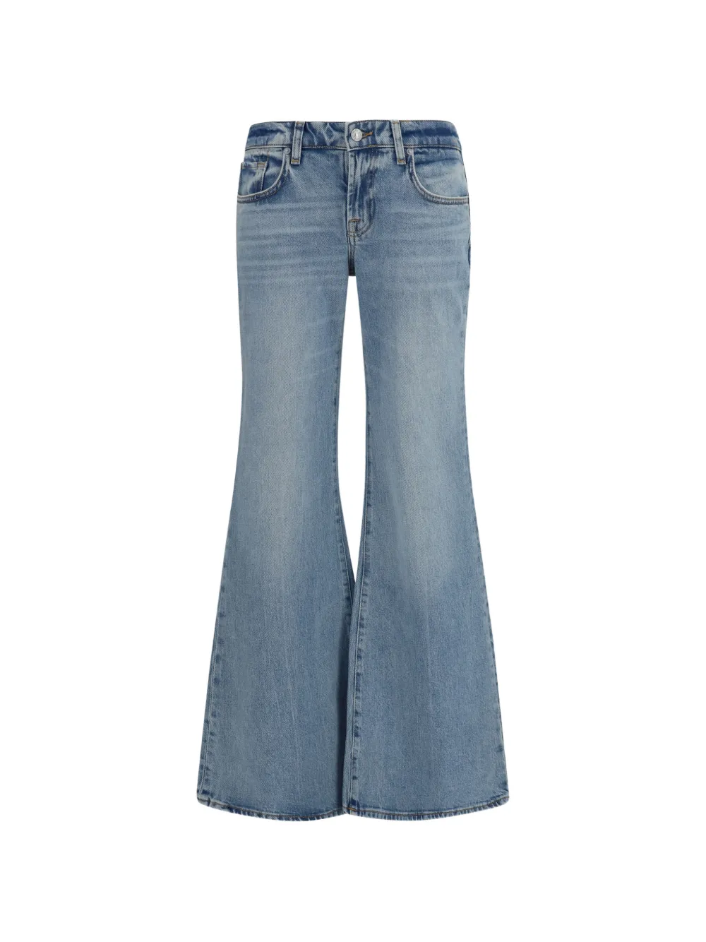 7 For All Mankind low-rise five-pocket jeans - Blau