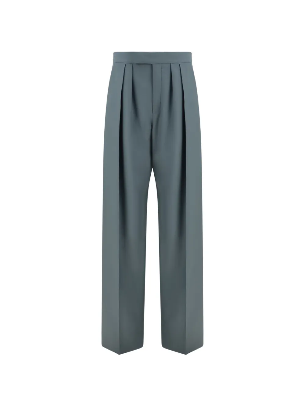 Chloé pleated wool trousers - Blu