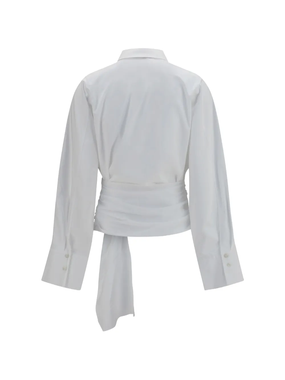 7 For All Mankind Blouse met gestrikte taille Wit