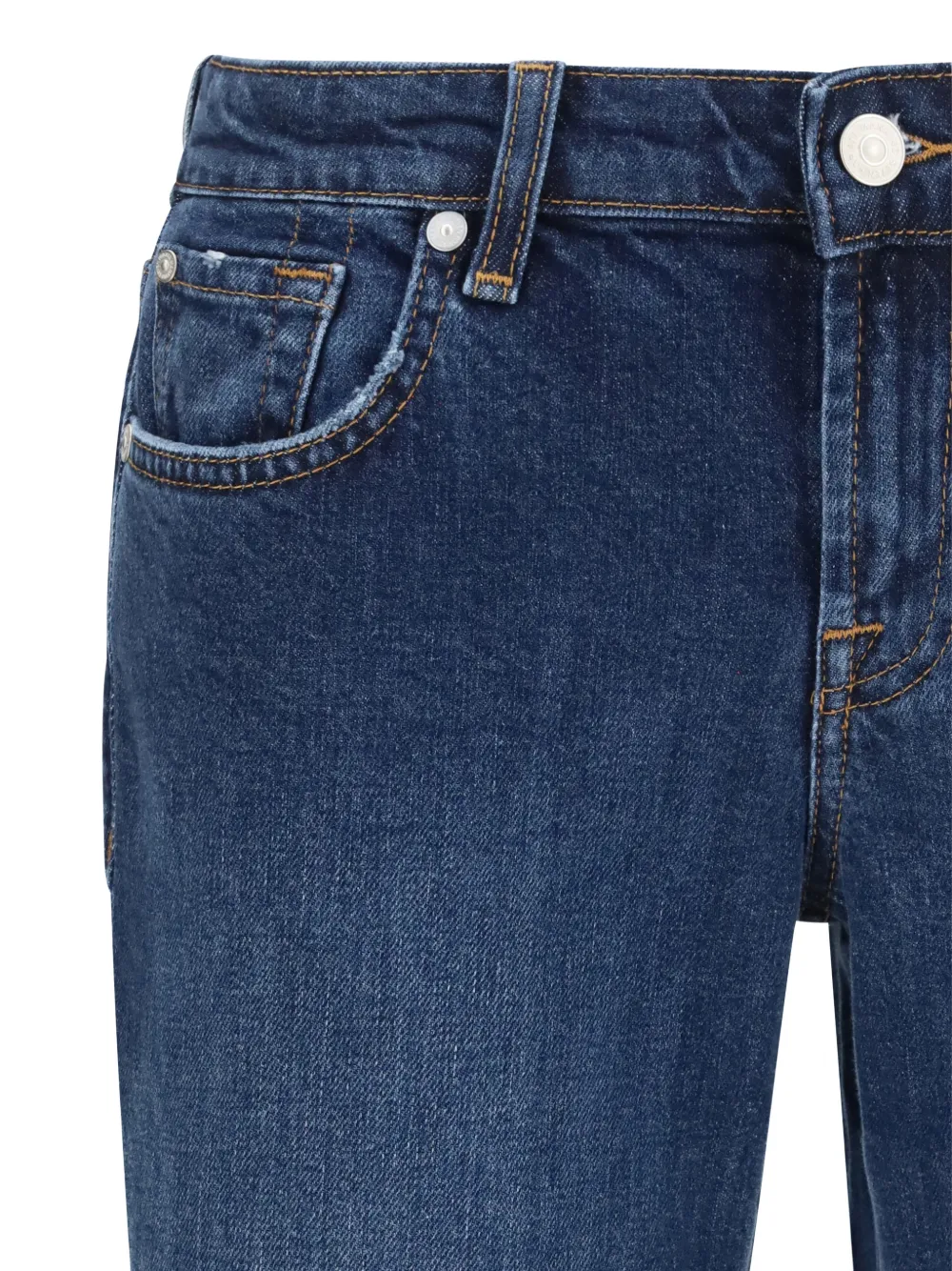 7 For All Mankind Low waist flared jeans Blauw