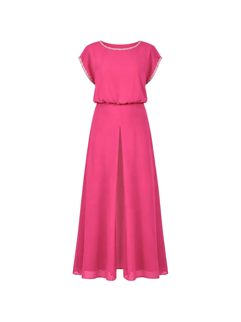 FRANK LYMAN crystal-embellished maxi dress - Rosa