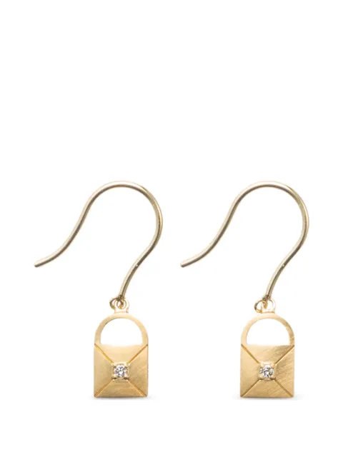 HASUNA aretes Magnet con diamantes