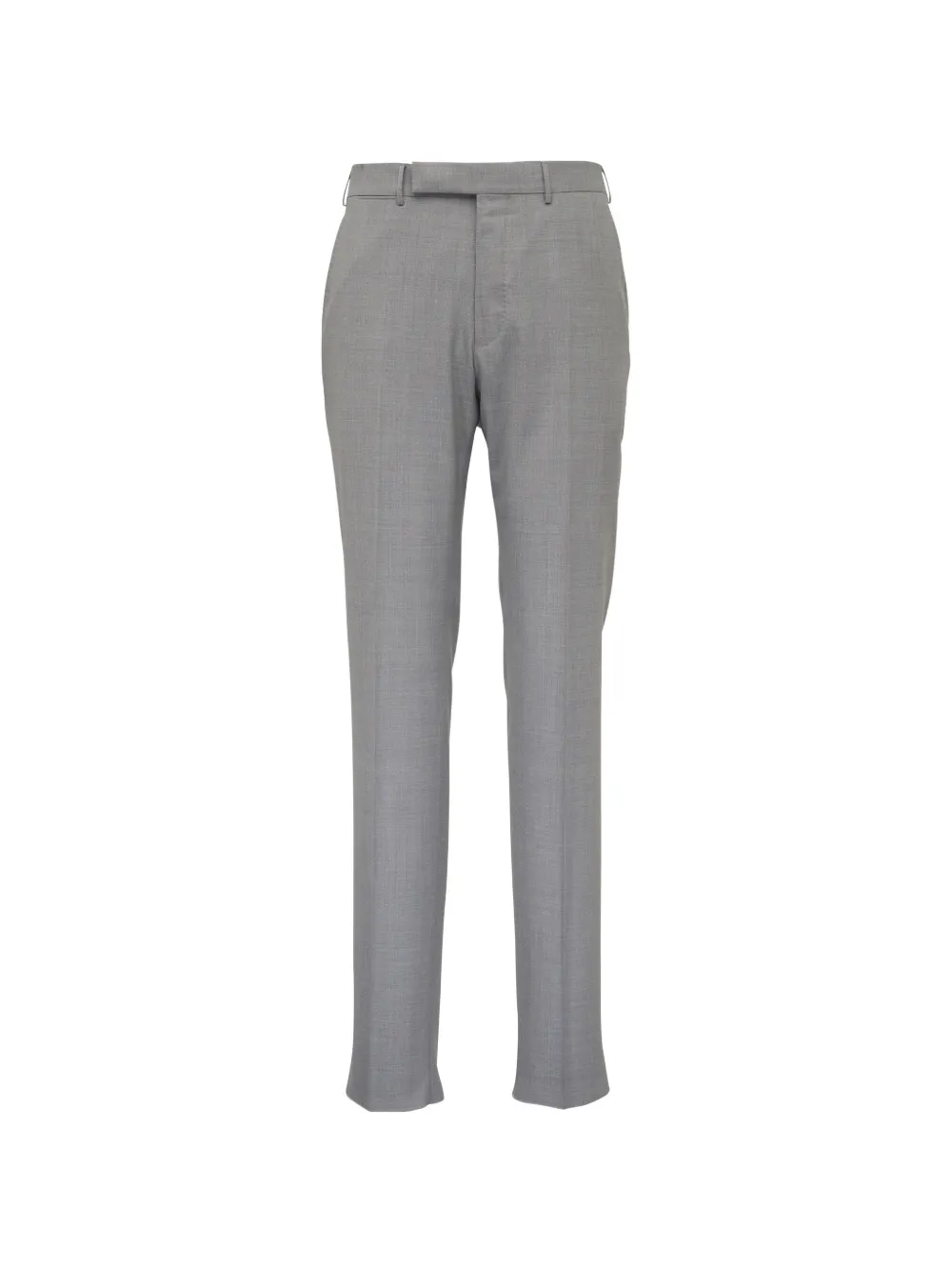 Zegna Pressed-crease Trousers In Gray