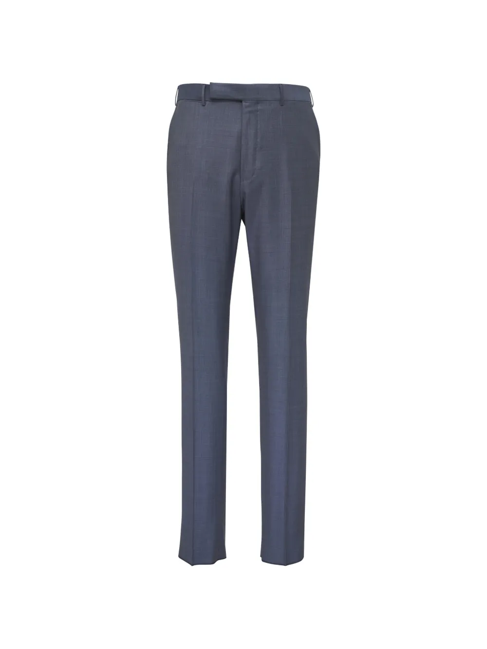 Zegna Pressed-crease Trousers In Blue