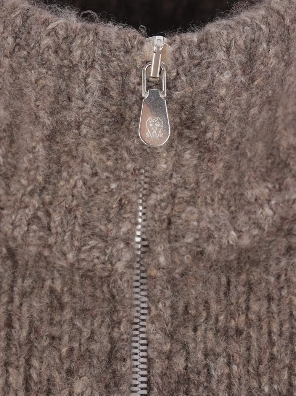 Brunello Cucinelli Ribgebreid vest Bruin