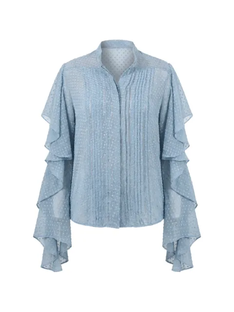 Barbara Bui ruffled-sleeve shirt