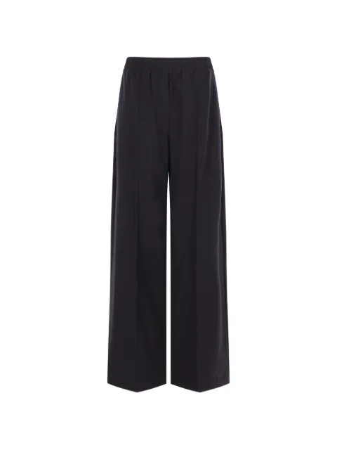 Brunello Cucinelli pantalones palazzo con pretina elástica