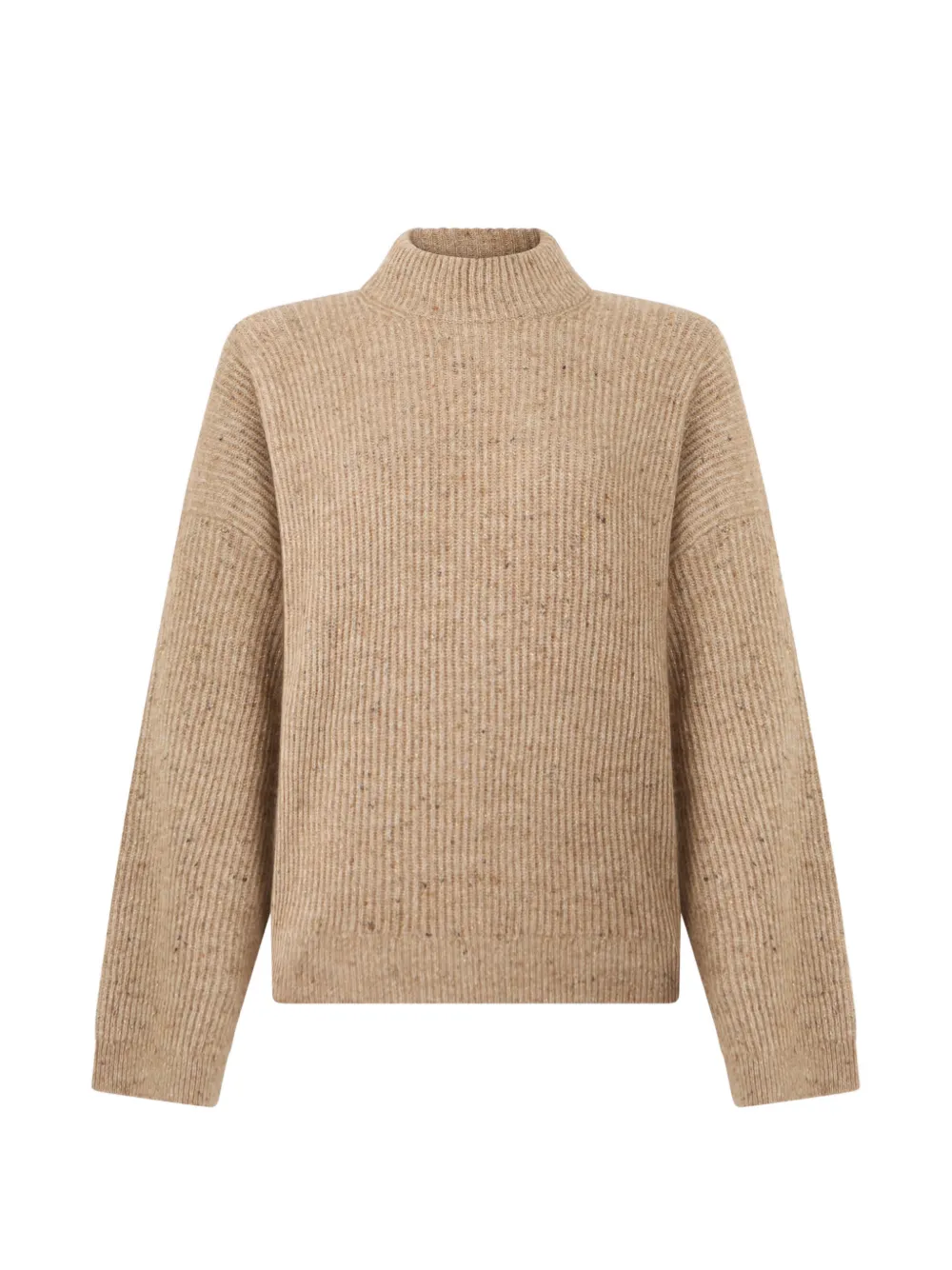 Brunello Cucinelli ribbed-knit mock-neck sweater - Neutrals
