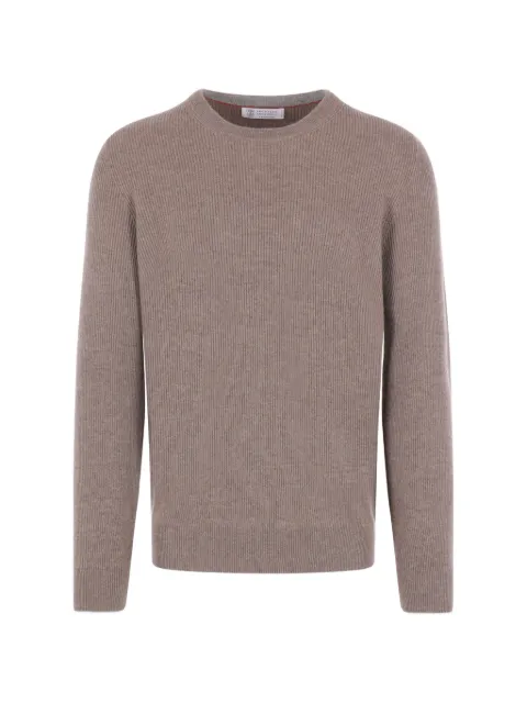 Brunello Cucinelli ribbed-knit cashmere sweater