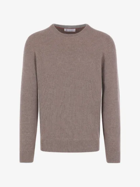 Brunello Cucinelli ribbed-knit cashmere sweater