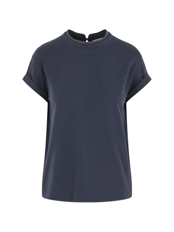 Brunello Cucinelli モニーレ Tシャツ | ブルー | FARFETCH JP