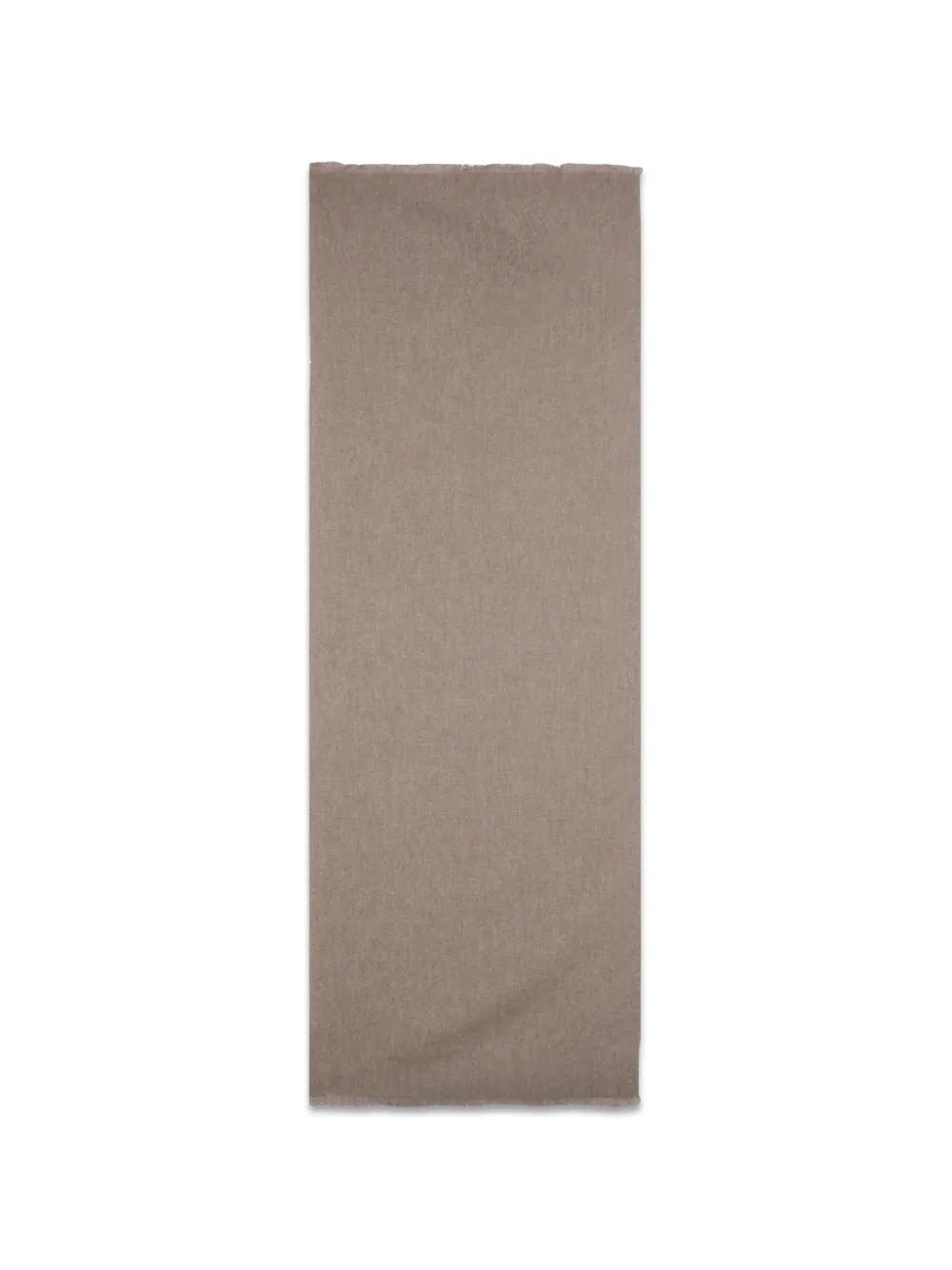 Brunello Cucinelli frayed-edge scarf - Nude