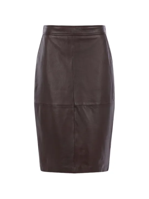 Max Mara falda lápiz Hammered