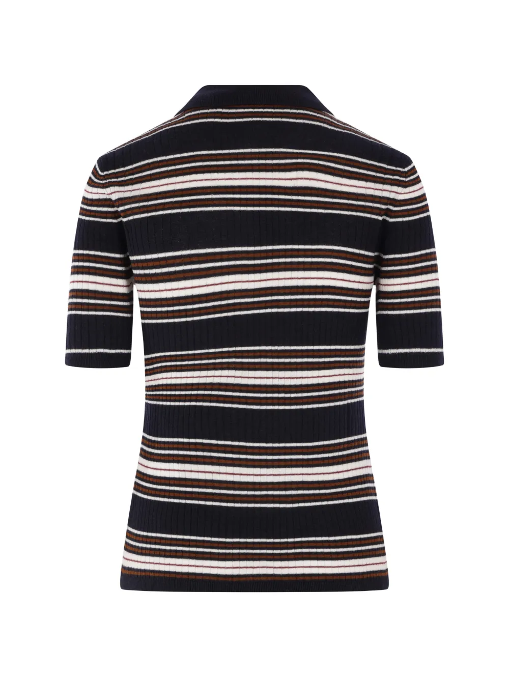 Max Mara Ribgebreid poloshirt Blauw