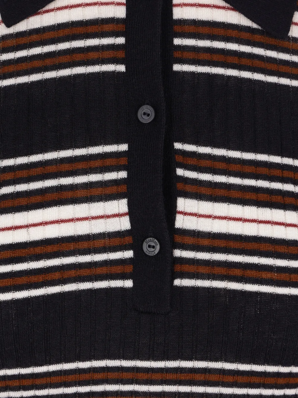 Max Mara Ribgebreid poloshirt Blauw