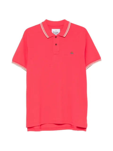 Vivienne Westwood Classic embroidered-detail cotton polo shirt